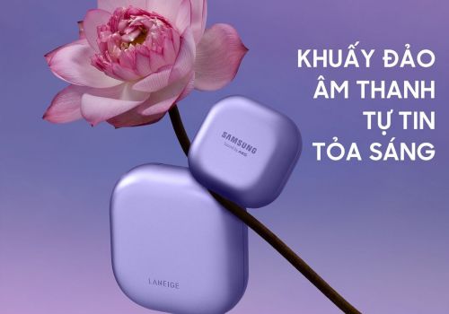 LANEIGE hợp tác cùng Galaxy Buds Pro ra mắt phiên bản phấn nước NEO Cushion Phantom Violet phiên bản giới hạn